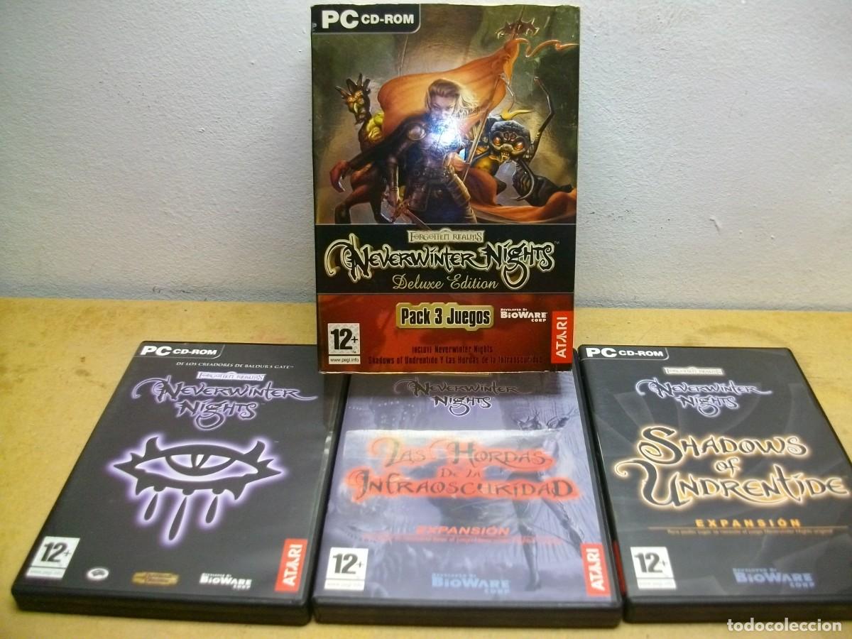 Videojuegos y consolas: Neverwinter Nights Deluxe Edition PACK DE 3 JUEGOS PC - Foto 1