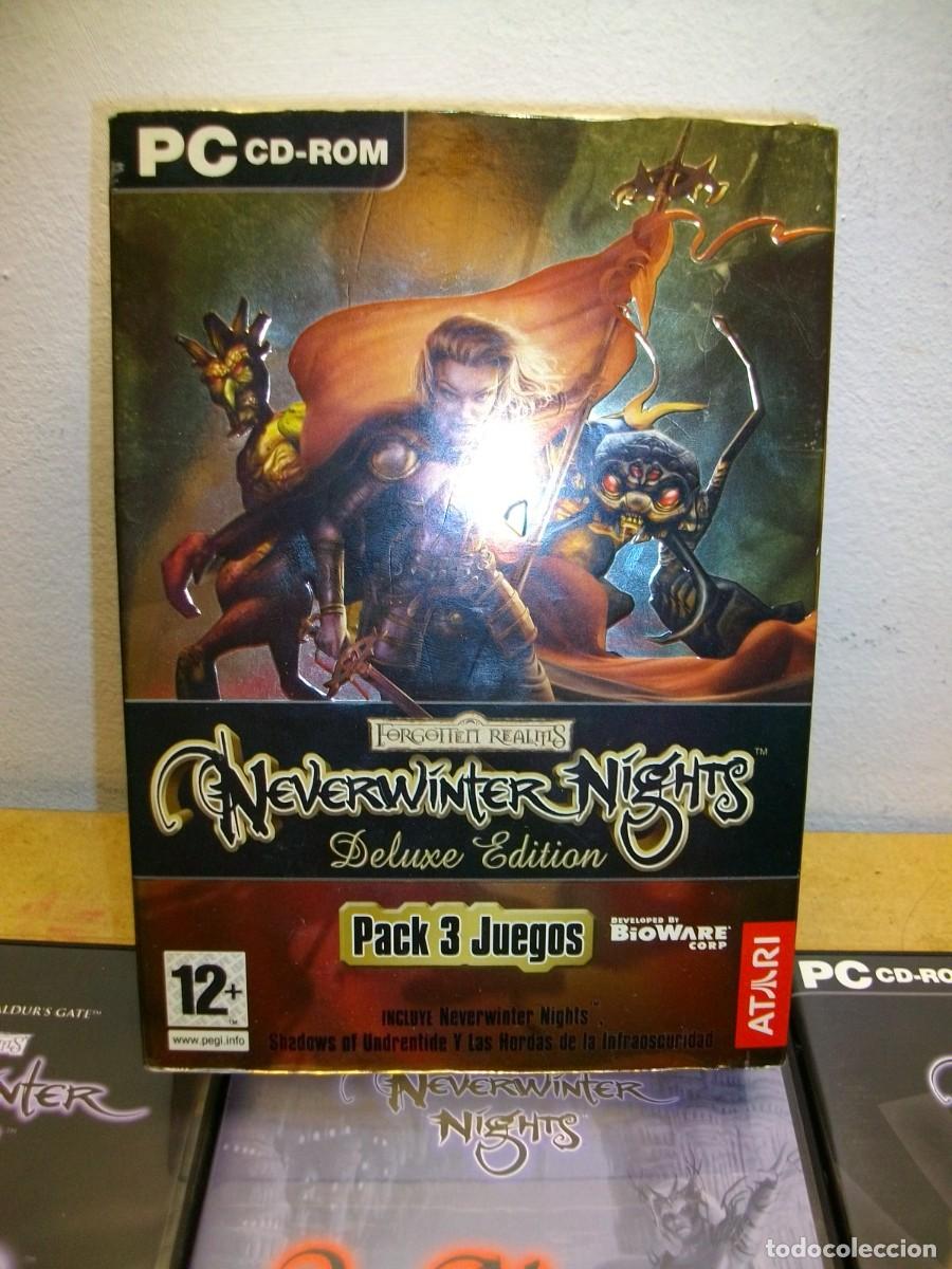 Videojuegos y consolas: Neverwinter Nights Deluxe Edition PACK DE 3 JUEGOS PC - Foto 2