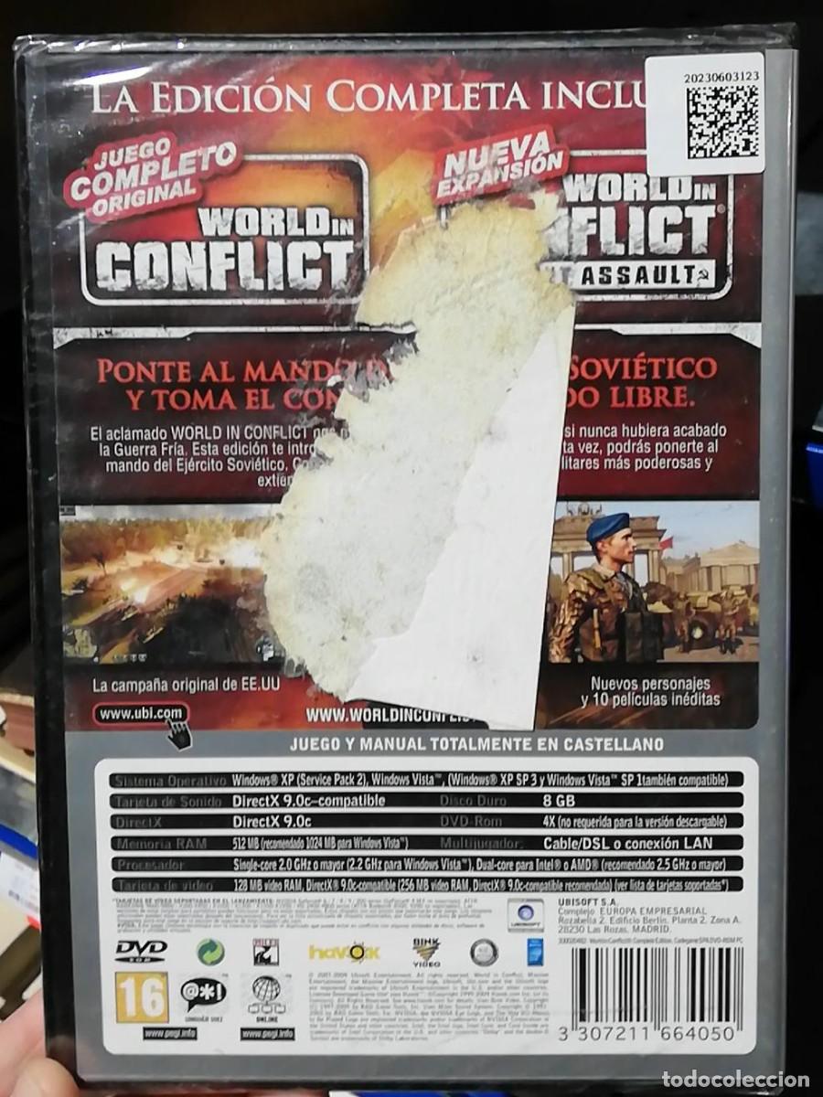 Videojuegos y consolas: PC DVD-ROM. WORLD IN CONFLICT. PRECINTADO - Foto 2