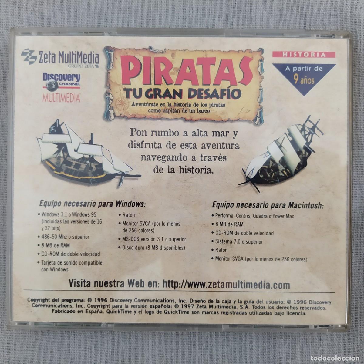 Videojuegos y consolas: PIRATAS TU GRAN DESFIO JUEGO PC - Foto 3