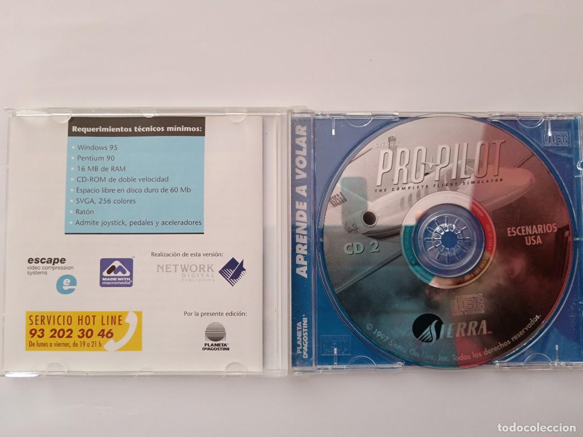 Videojuegos y consolas: Pro pilot. The complete flight simulator cd 2,3,4 y 5 - Foto 3
