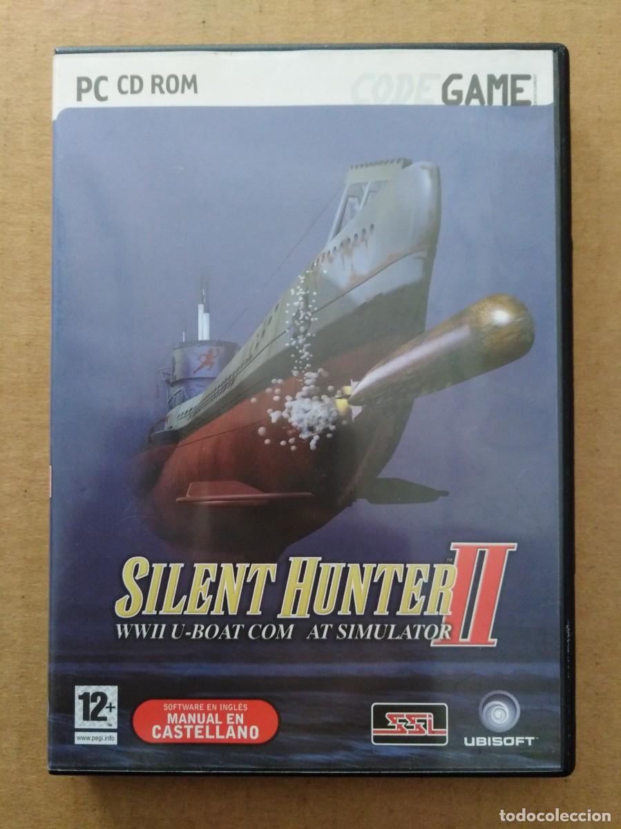 Videojuegos y consolas: Juego PC CD-Rom Silent Hunter II (Ubisoft, 2001). Code Game. Con manual. - Foto 1