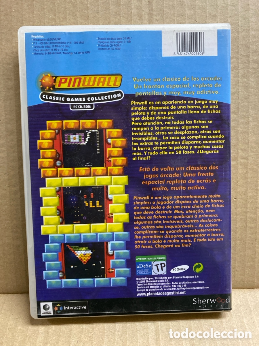 Videojuegos y consolas: JUEGO PC PINWALL. CLASSIC GAMES COLLECTION - Foto 2