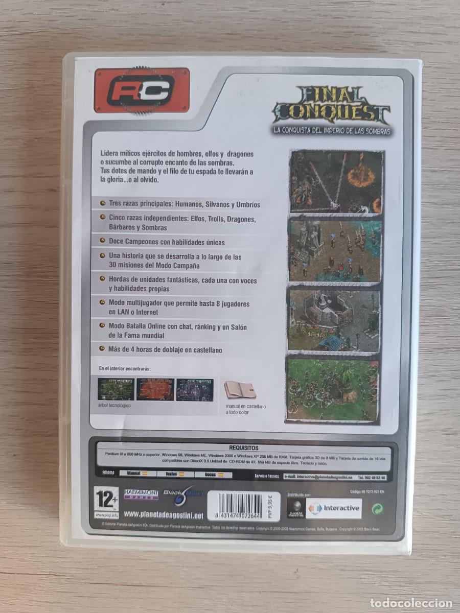 Videojuegos y consolas: FINAL CONQUEST - LA CONQUISTA DEL IMPERIO DE LAS SOMBRAS PC - Foto 3