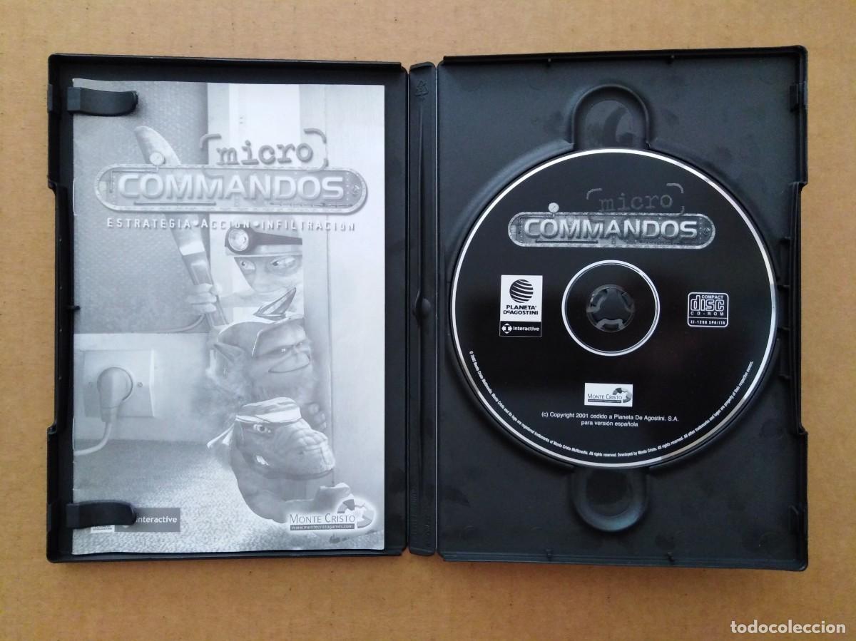 Videojuegos y consolas: Juego PC CD-Rom Micro Commandos (Monte Cristo, 2002). Con manual. En castellano. - Foto 3