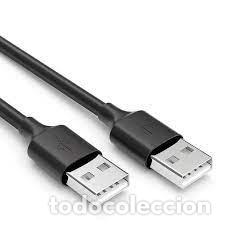 Videojuegos y consolas: Cable USB macho a USB macho - Foto 1