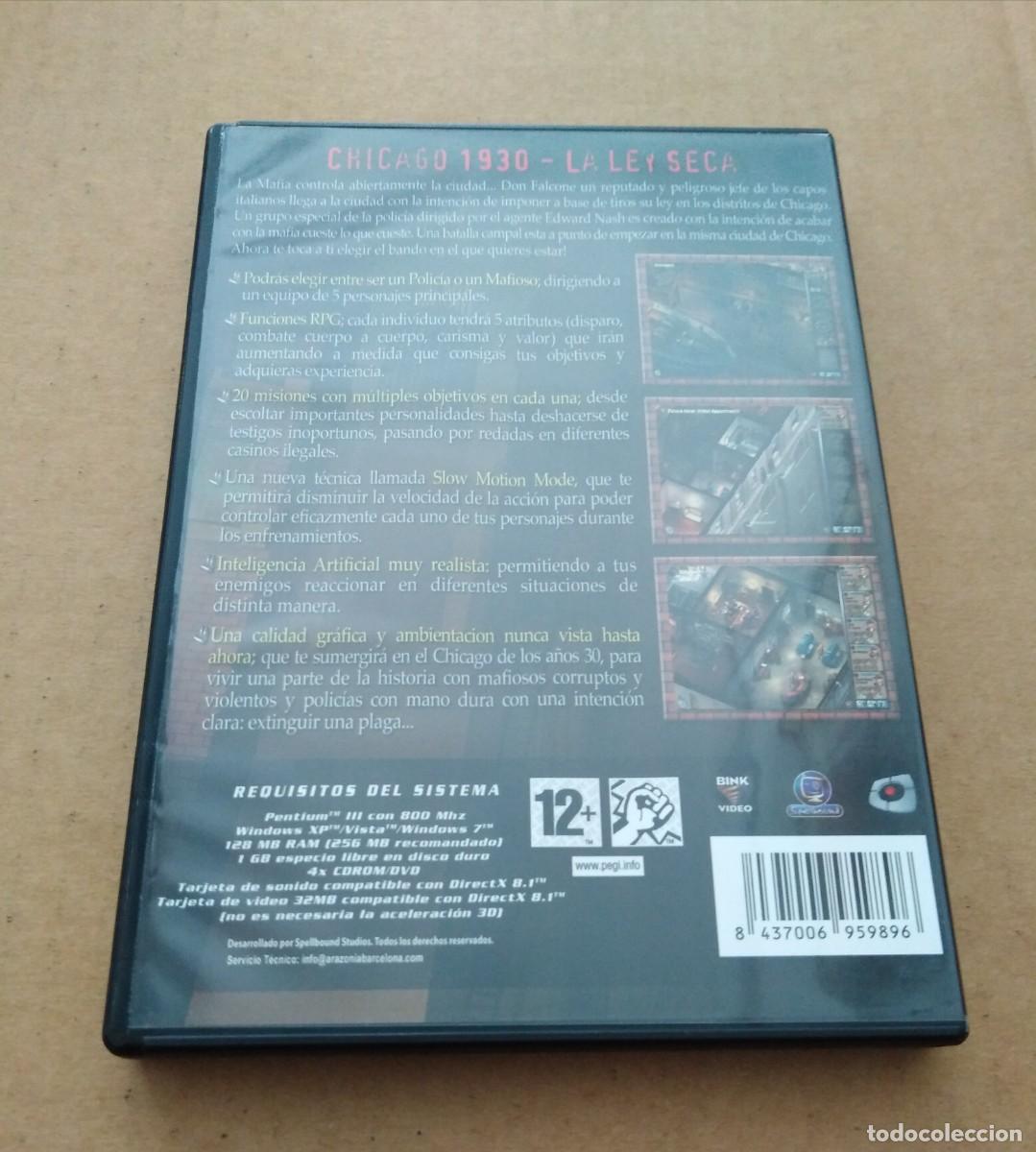 Videojuegos y consolas: Juego PC CD-Rom Chicago 1930 (Spellbound Studios). - Foto 2