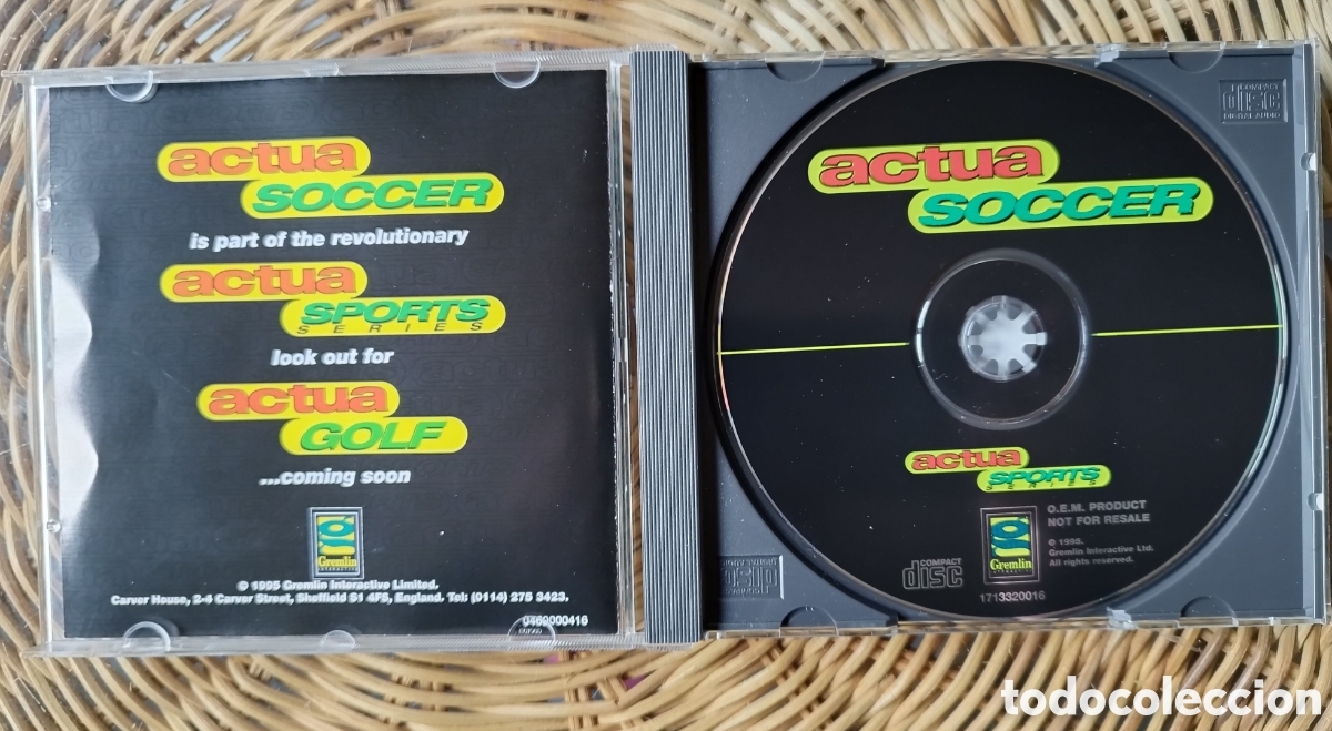 Videojuegos y consolas: Juego PC CD-ROM Actua Soccer. - Foto 2