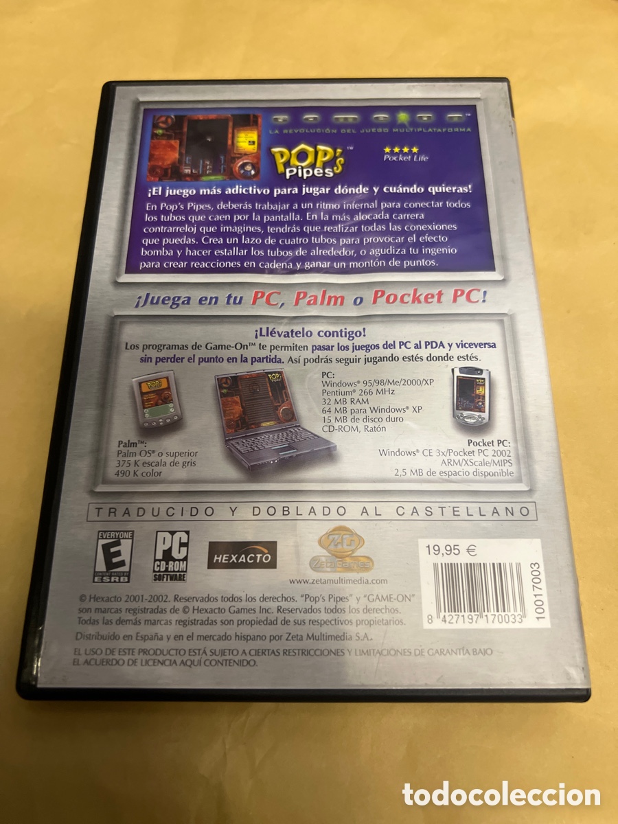 Videojuegos y consolas: T2/B2/59. POPS PIPES-PC CD ROM-HEXACTO-A&Ntilde;O 2001 - Foto 2