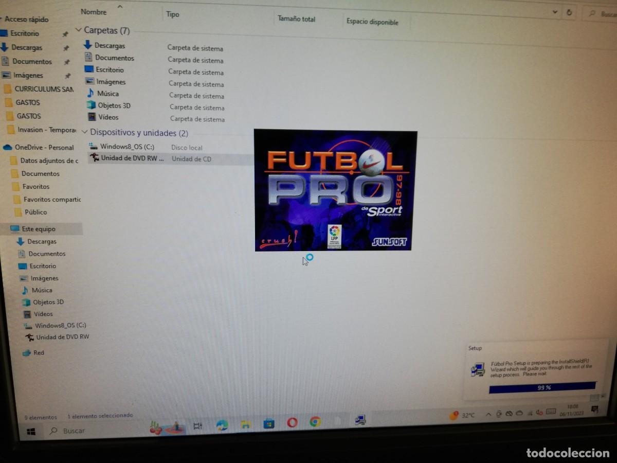 Videojuegos y consolas: CD F&Uacute;TBOL PRO 97-98 DE SPORT INTERACTIVE (FUNCIONA) - Foto 3