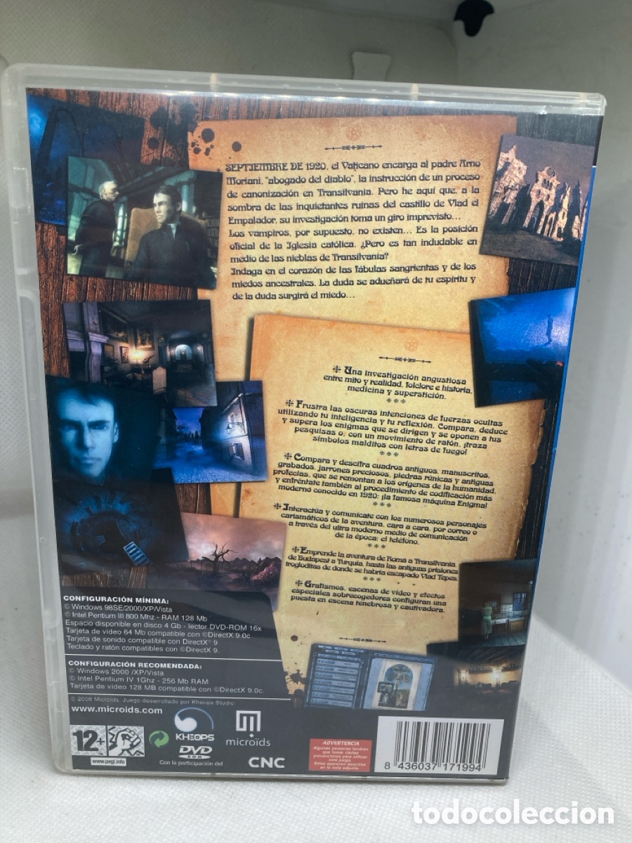 Videojuegos y consolas: PC dvd rom DRACULA 3 - Foto 2