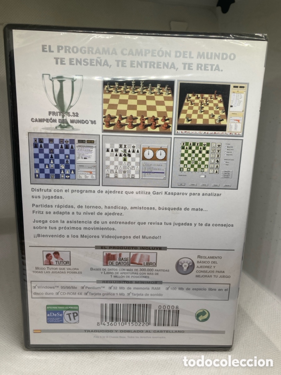 Videojuegos y consolas: PC CD ROM FRITZ precintado - Foto 2