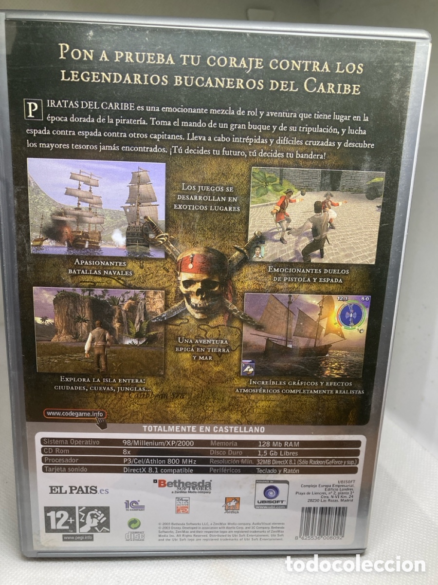 Videojuegos y consolas: PC CD ROM PIRATAS DEL CARIBE - Foto 2