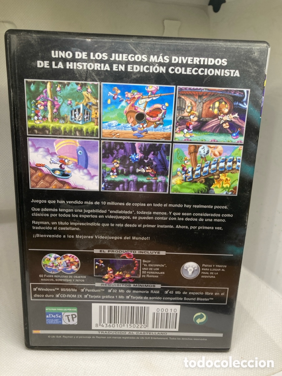 Videojuegos y consolas: PC CD ROM RAYMAN - Foto 2