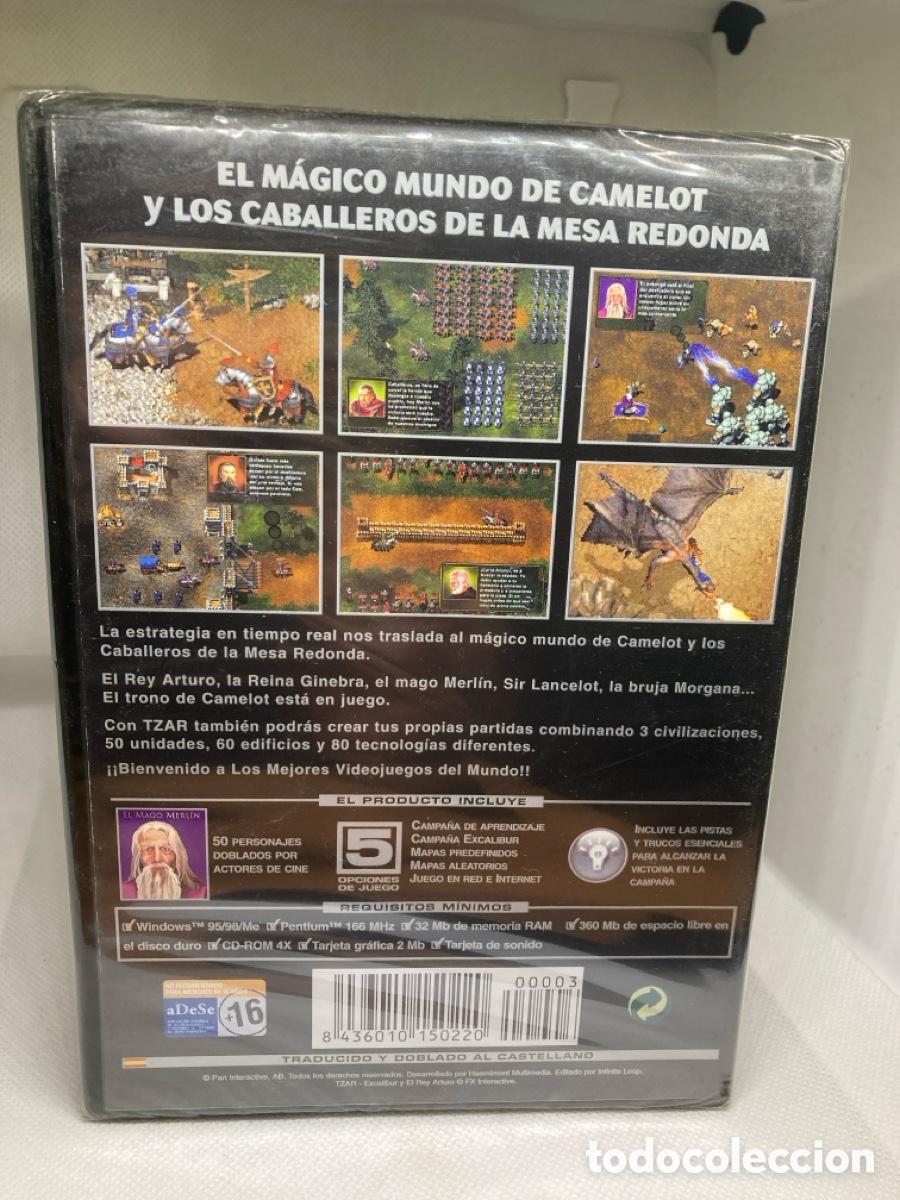 Videojuegos y consolas: PC CD ROM EXCAIBUR PRECINTADO - Foto 2