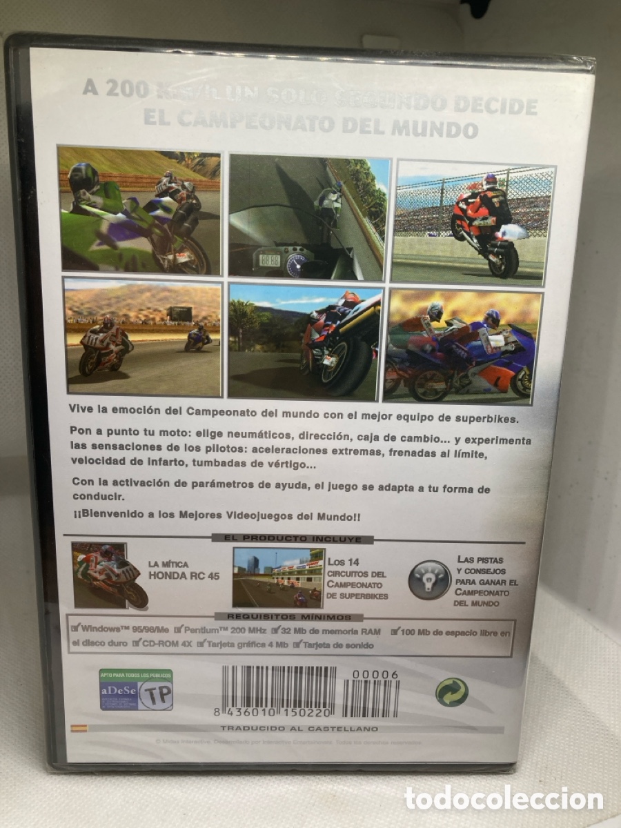 Videojuegos y consolas: PC CD ROM HONDA 2000 precintado - Foto 2