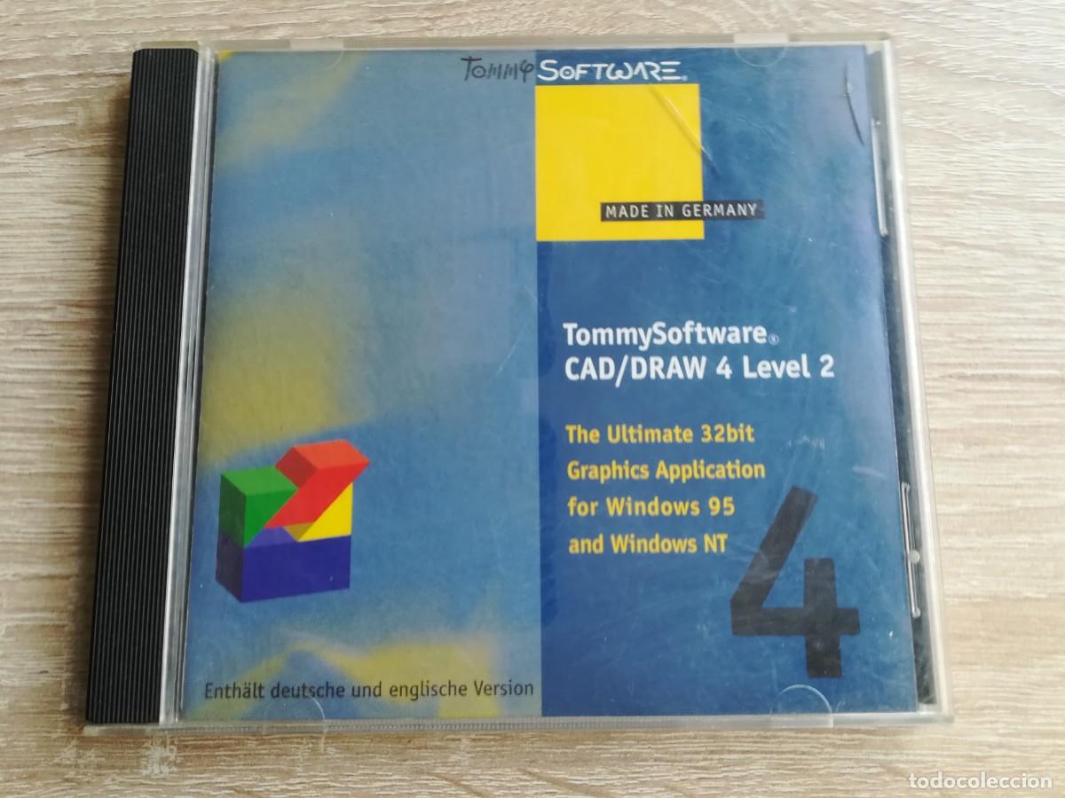 Videojuegos y consolas: CAD / DRAW 4 LEVEL 2 - WINDOWS 95 - PC CD ROM - TOMMYSOFTWARE - A&Ntilde;O 1995. - Foto 1