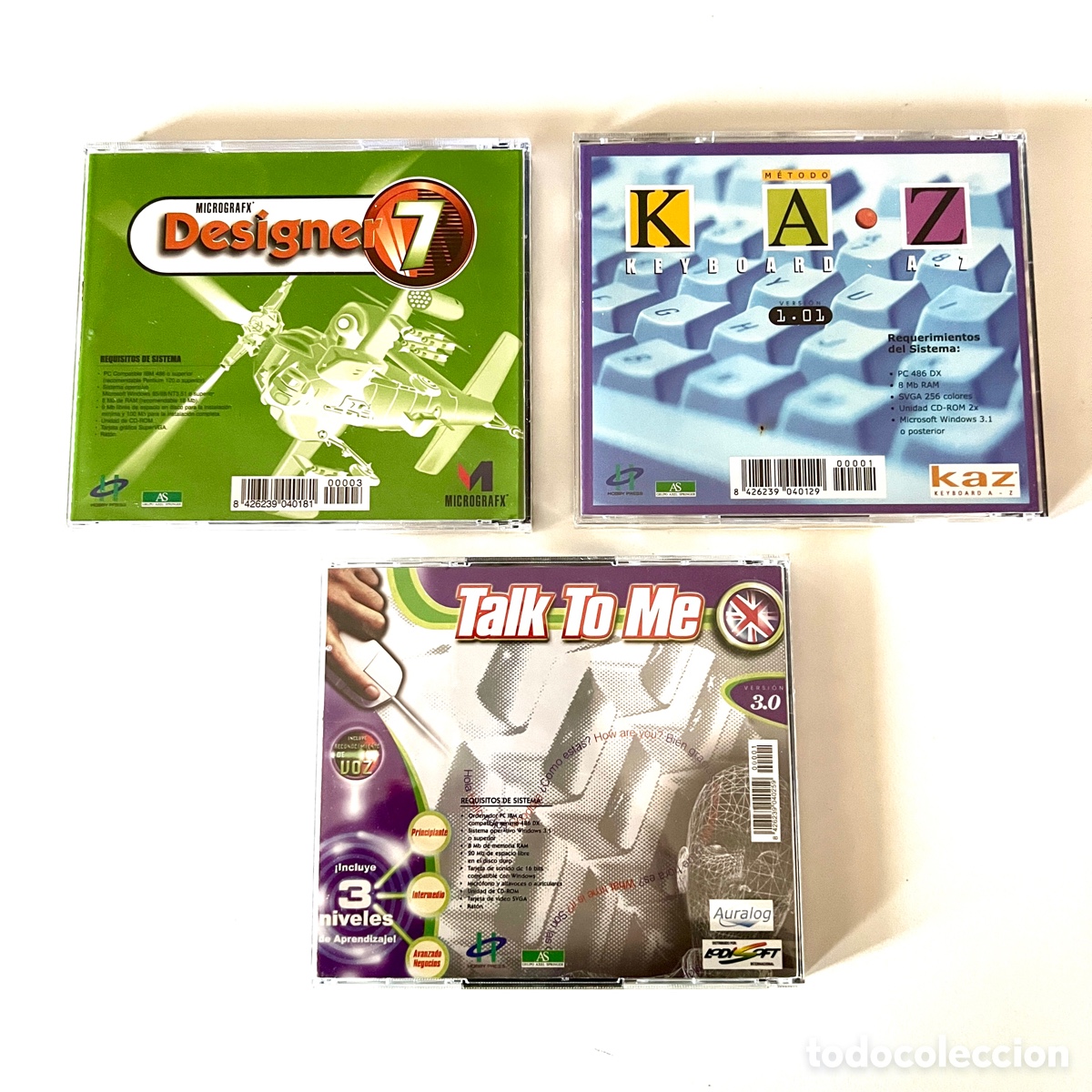 Videojuegos y consolas: Lote 3 CDs antiguos para PC - Foto 2