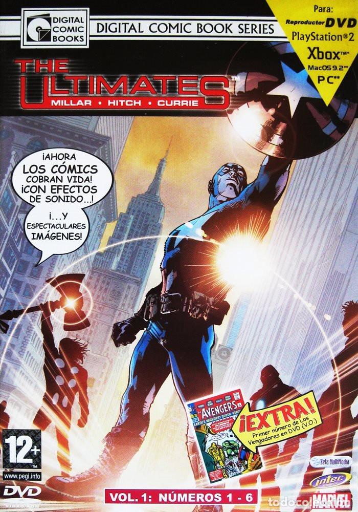 Videojuegos y consolas: INTEC INTERACTIVE THE ULTIMATES DIGITAL COMIC BOOKS DVD Video/Rom Oferta - Foto 1