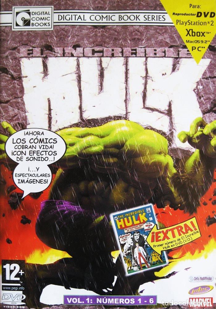 Videojuegos y consolas: INTEC INTERACTIVE EL INCREIBLE HULK DIGITAL COMIC BOOKS DVD Video/Rom Oferta - Foto 1
