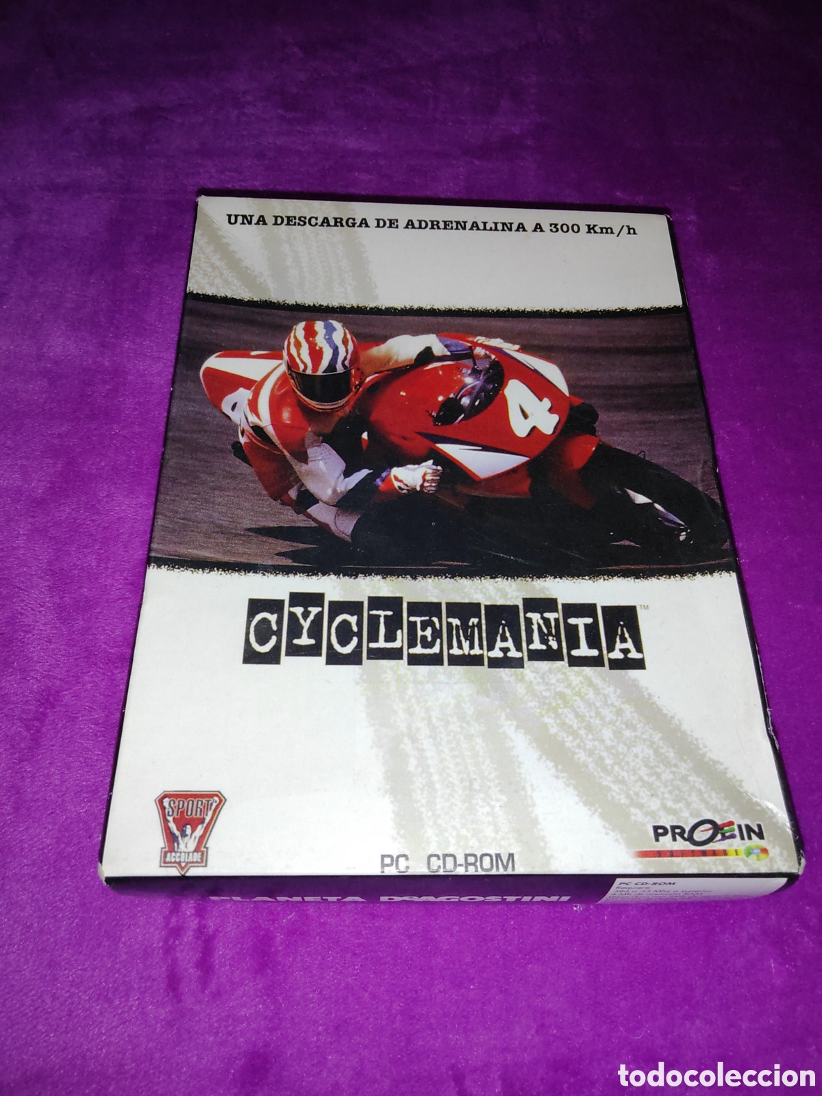 Videojuegos y consolas: CYCLEMANIA IBM PC RETRO VINTAGE DISCO CD - Foto 1