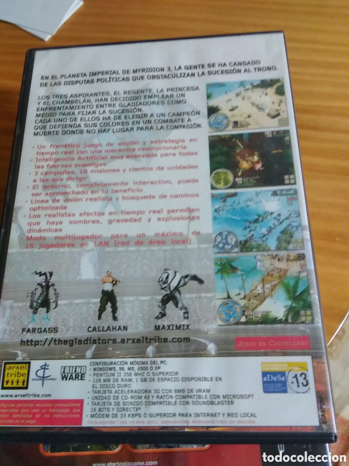 Videojuegos y consolas: The gladiators juego para pc incluye cd - Foto 2