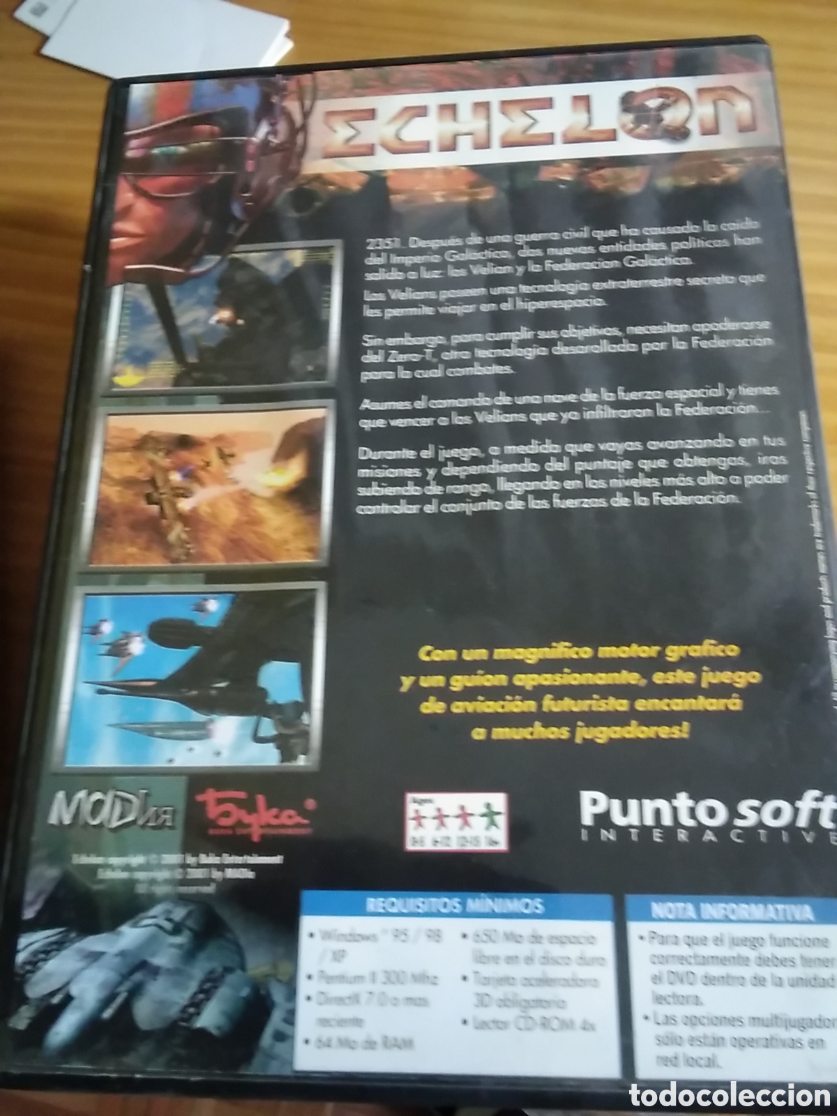 Videojuegos y consolas: Echelon juego para pc incluye cd - Foto 2