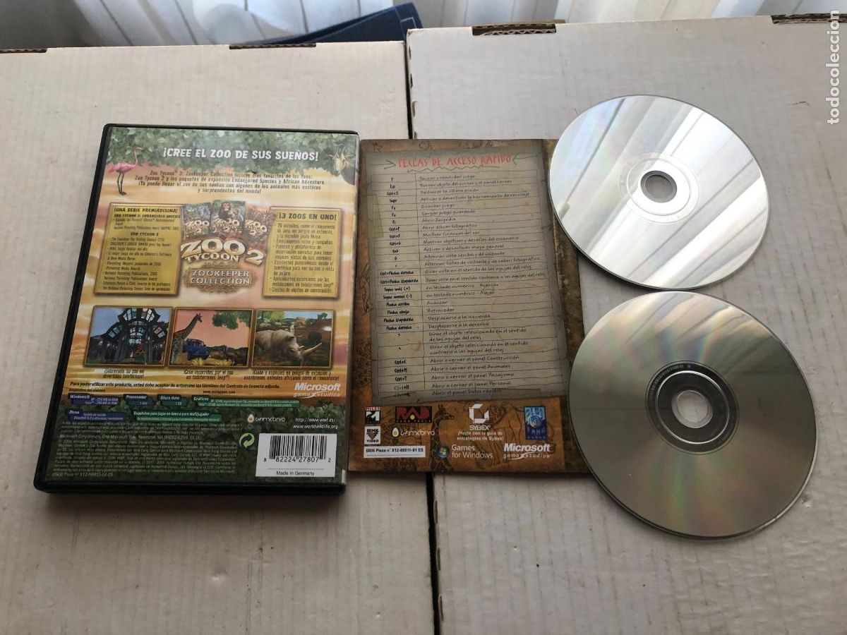 Videojuegos y consolas: ZOO TYCOON 2 ZOOKEEPER COLLECTION PC CD KREAETN - Foto 2