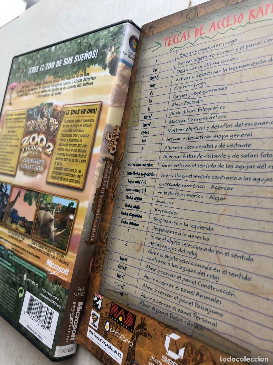 Videojuegos y consolas: ZOO TYCOON 2 ZOOKEEPER COLLECTION PC CD KREAETN - Foto 3