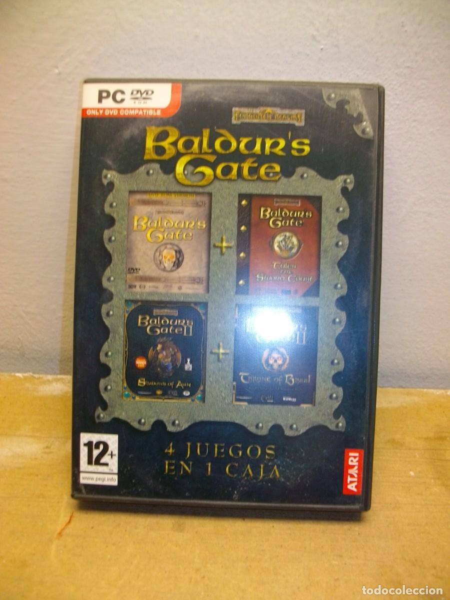 Videojuegos y consolas: Baldurs Gate Compilation BOX 4 DVD JUEGO PC - Foto 1