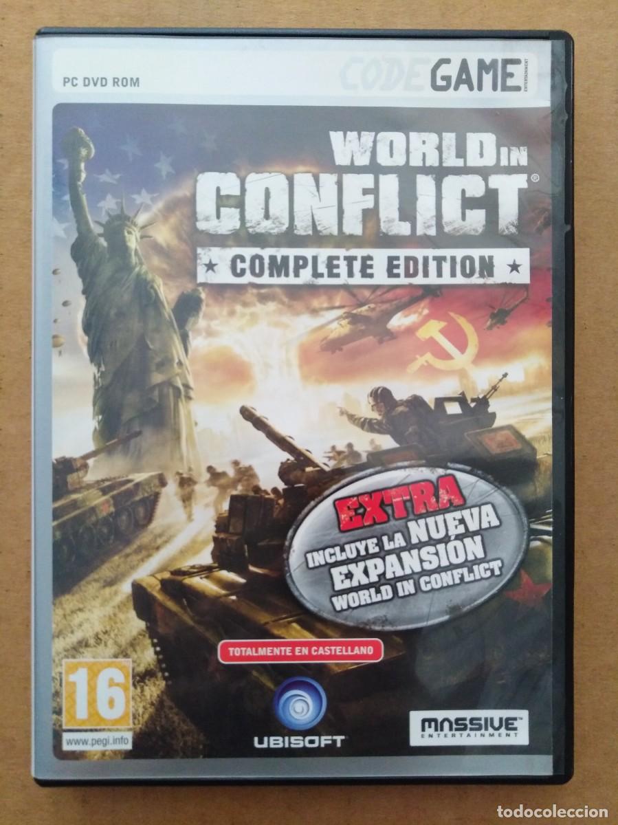 Videojuegos y consolas: Juego PC DVD-Rom World in Conflict: Complete Edition (Ubisoft/Code Game, 2009). Con manual. - Foto 1