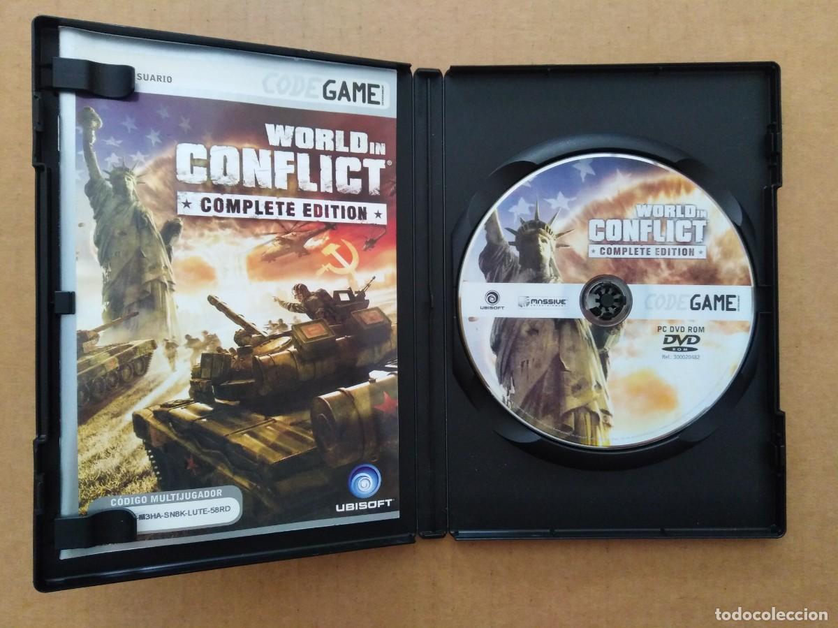 Videojuegos y consolas: Juego PC DVD-Rom World in Conflict: Complete Edition (Ubisoft/Code Game, 2009). Con manual. - Foto 3