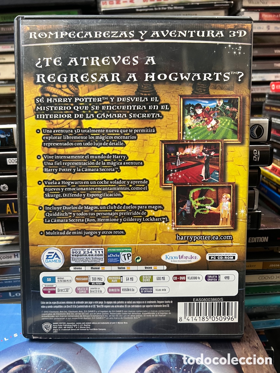 Videojuegos y consolas: Harry potter y la camara secreta PC CD - ROM - Foto 2