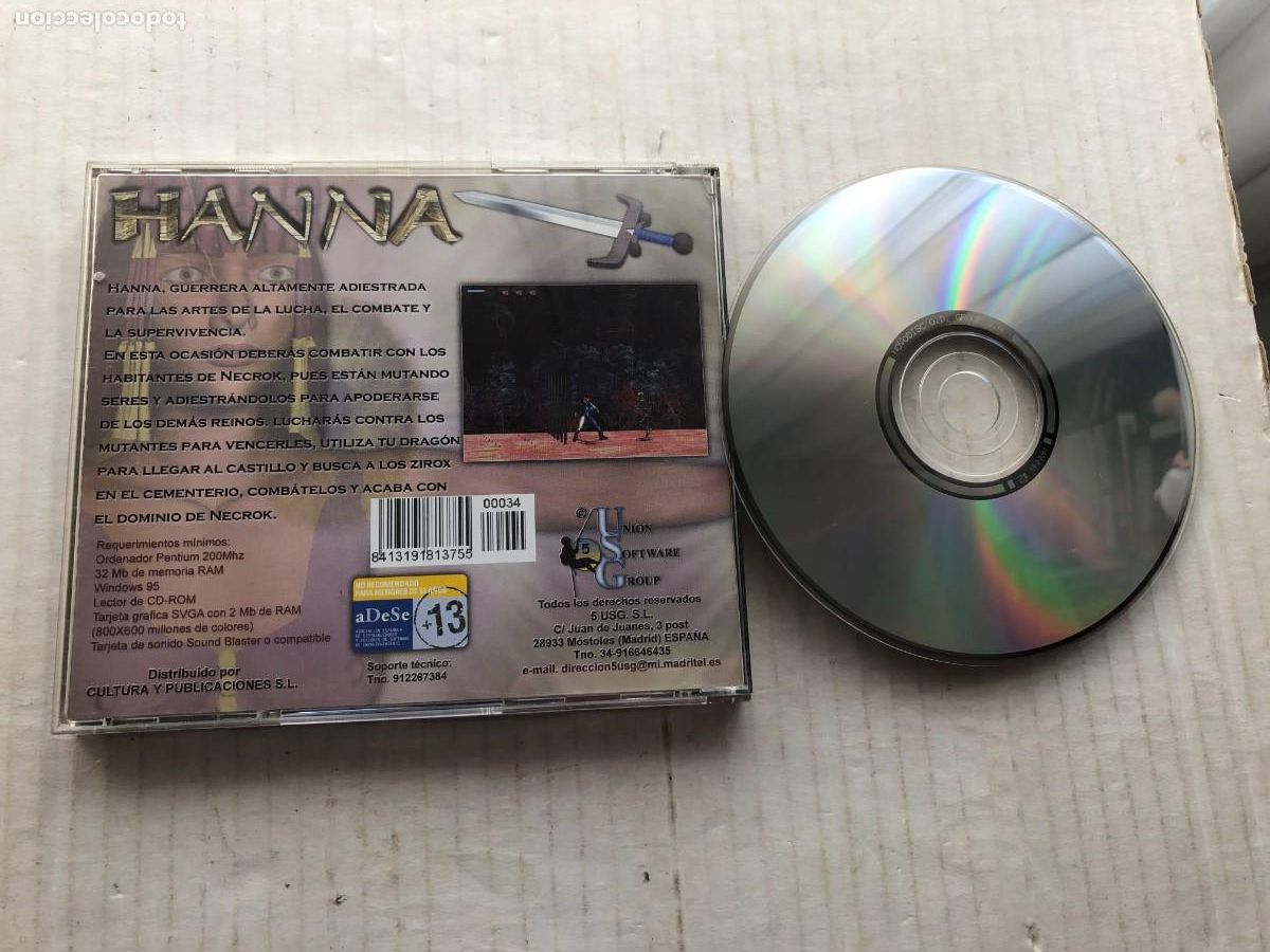 Videojuegos y consolas: HANNA - PC CD ROM KREATEN - Foto 2