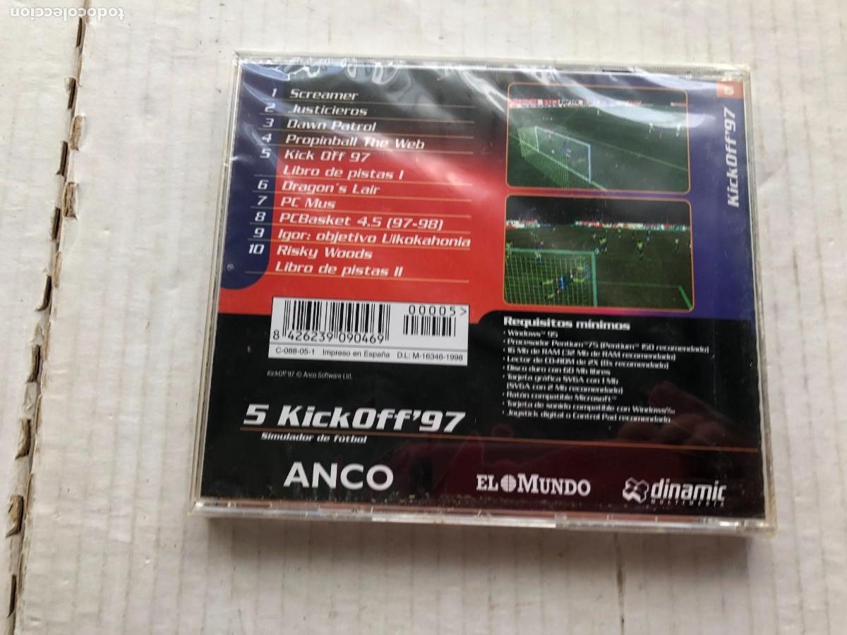 Videojuegos y consolas: KICK LFF 97 NUEVO - PC CD ROM KREATEN - Foto 2