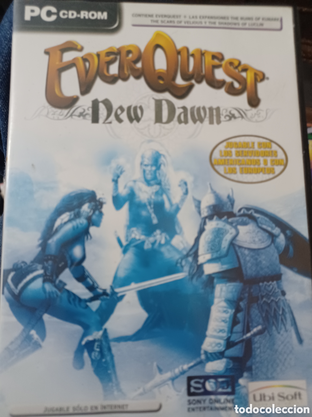Videojuegos y consolas: Barybook 323. PC cd-rom Everquest New Dawn Ubi soft - Foto 1