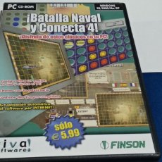 Videojuegos y Consolas: PC CD ROM ¡ BATALLA NAVAL Y CONECTA 4 ! - PC CD ROM - FINSON SOFTWARE ESPAÑA S.L.U. - AÑO 2004.