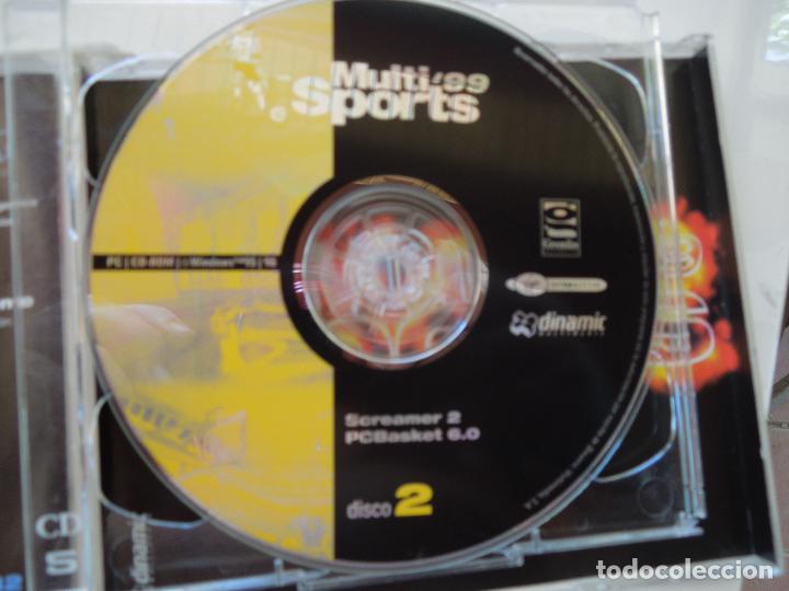 Videojuegos y consolas: MULTI99 SPORTS - DINAMIC - PC BASKET SCREAMER 2 - 2 CD - PC-CD ROM - Foto 3