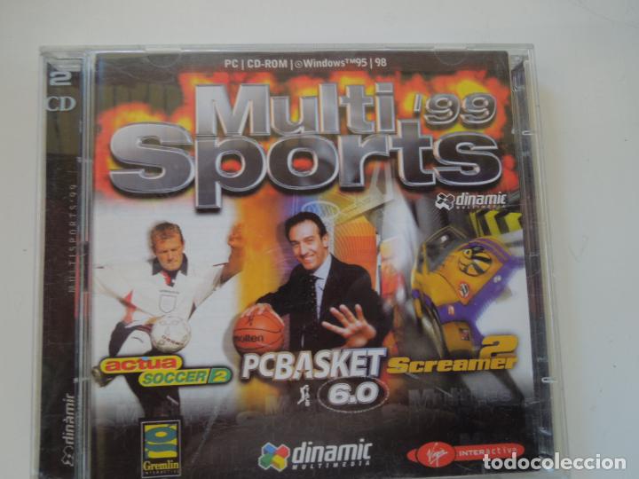 Videojuegos y consolas: MULTI99 SPORTS - DINAMIC - PC BASKET SCREAMER 2 - 2 CD - PC-CD ROM - Foto 1