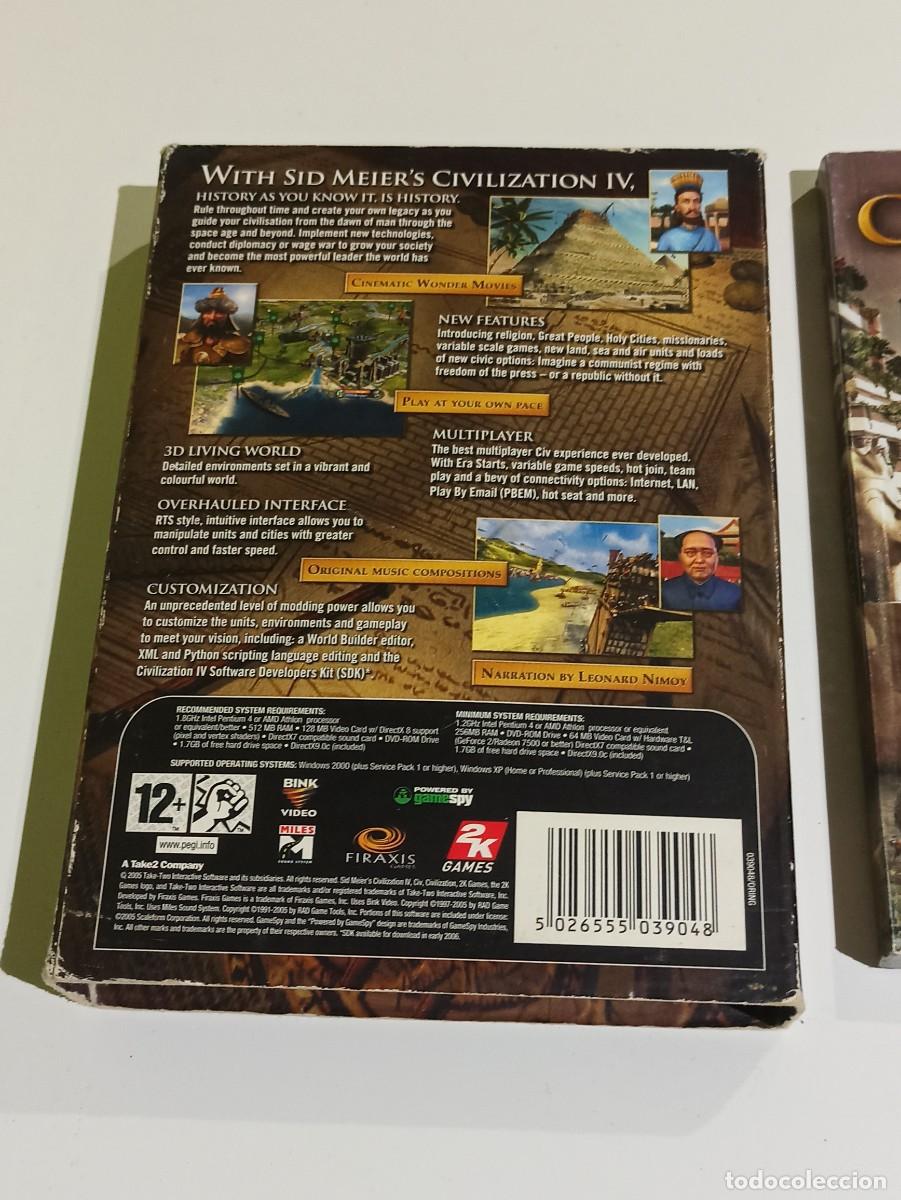 Videojuegos y consolas: Juego PC Civilization IV + Warlords expansion - Foto 4