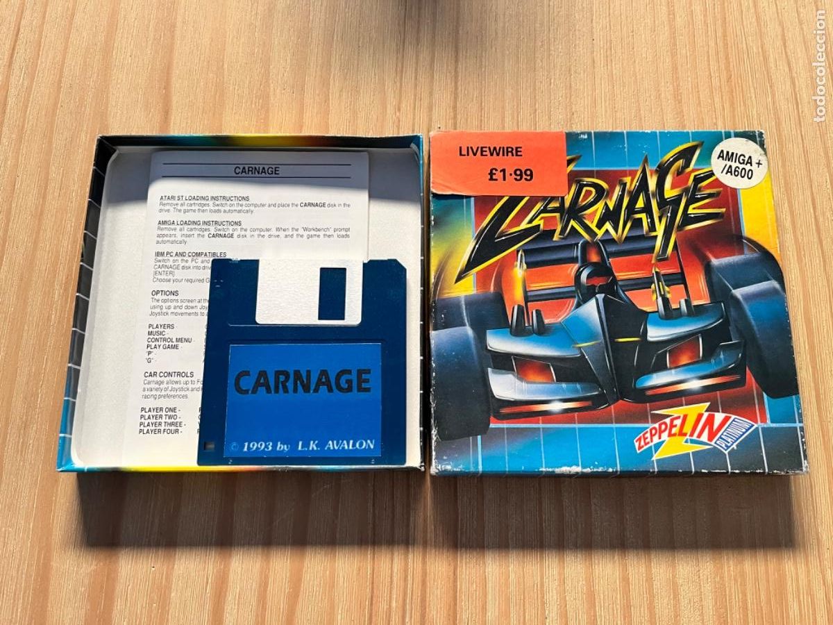 Videojuegos y consolas: IK49. JUEGO AMIGA -CARNAGE - Foto 1