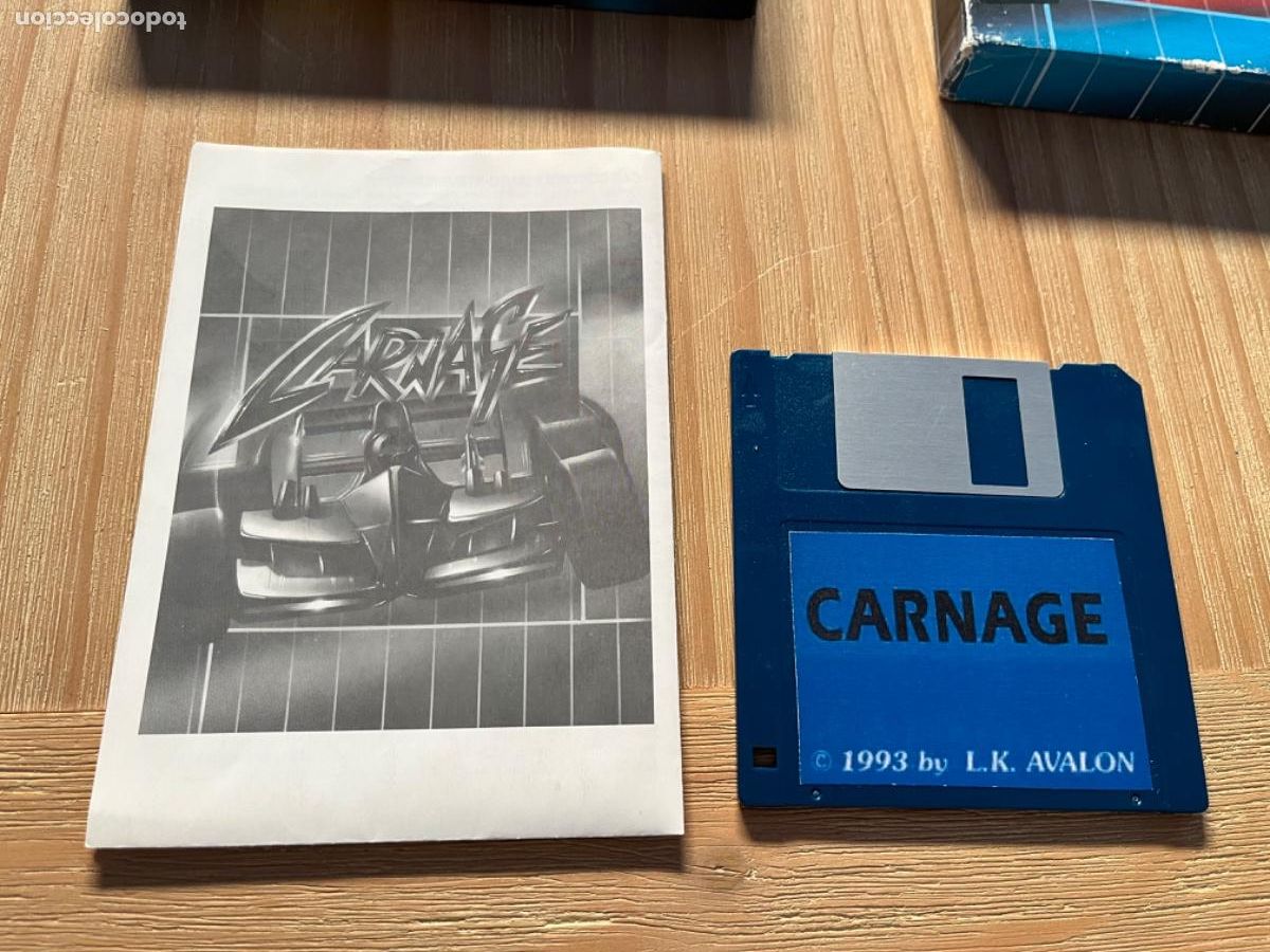 Videojuegos y consolas: IK49. JUEGO AMIGA -CARNAGE - Foto 2