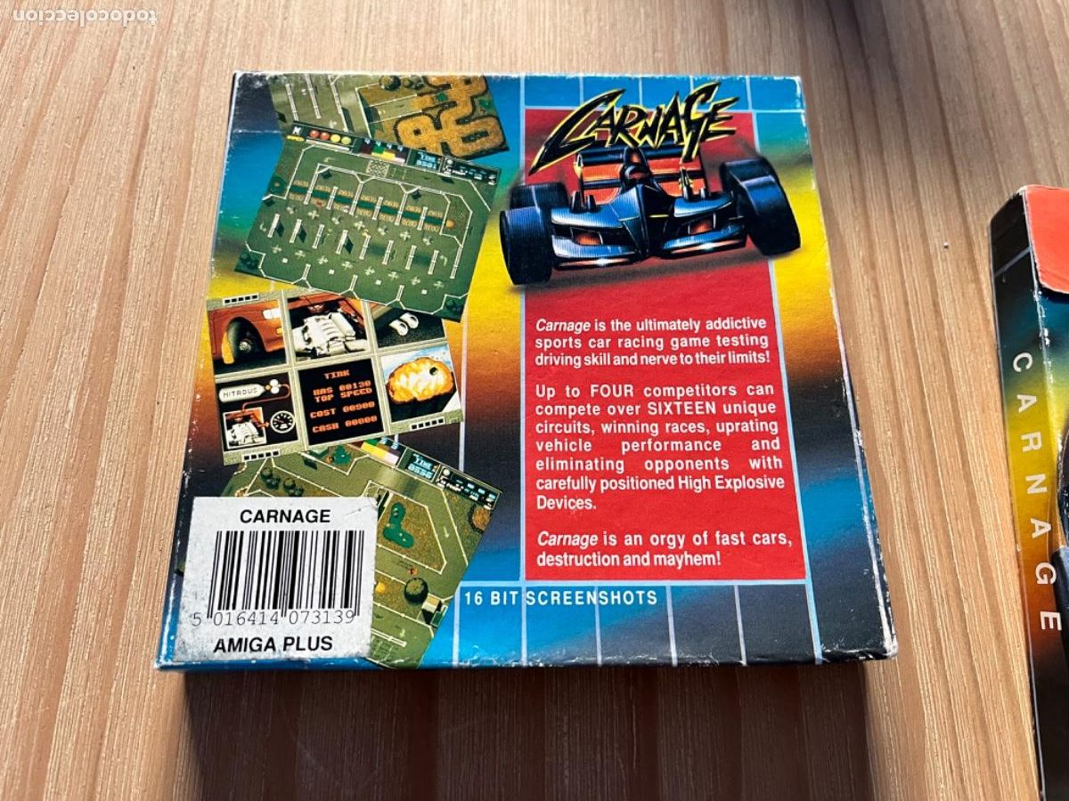 Videojuegos y consolas: IK49. JUEGO AMIGA -CARNAGE - Foto 3
