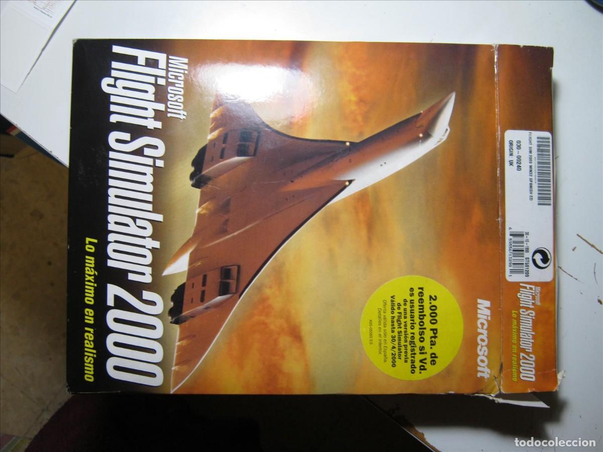 Videojuegos y consolas: MICROSOFT FLIGHT SIMULATOR 2000 COMPLETO DISCOS, MANUAL,.... MUY BIEN CONSERVADO. - Foto 1