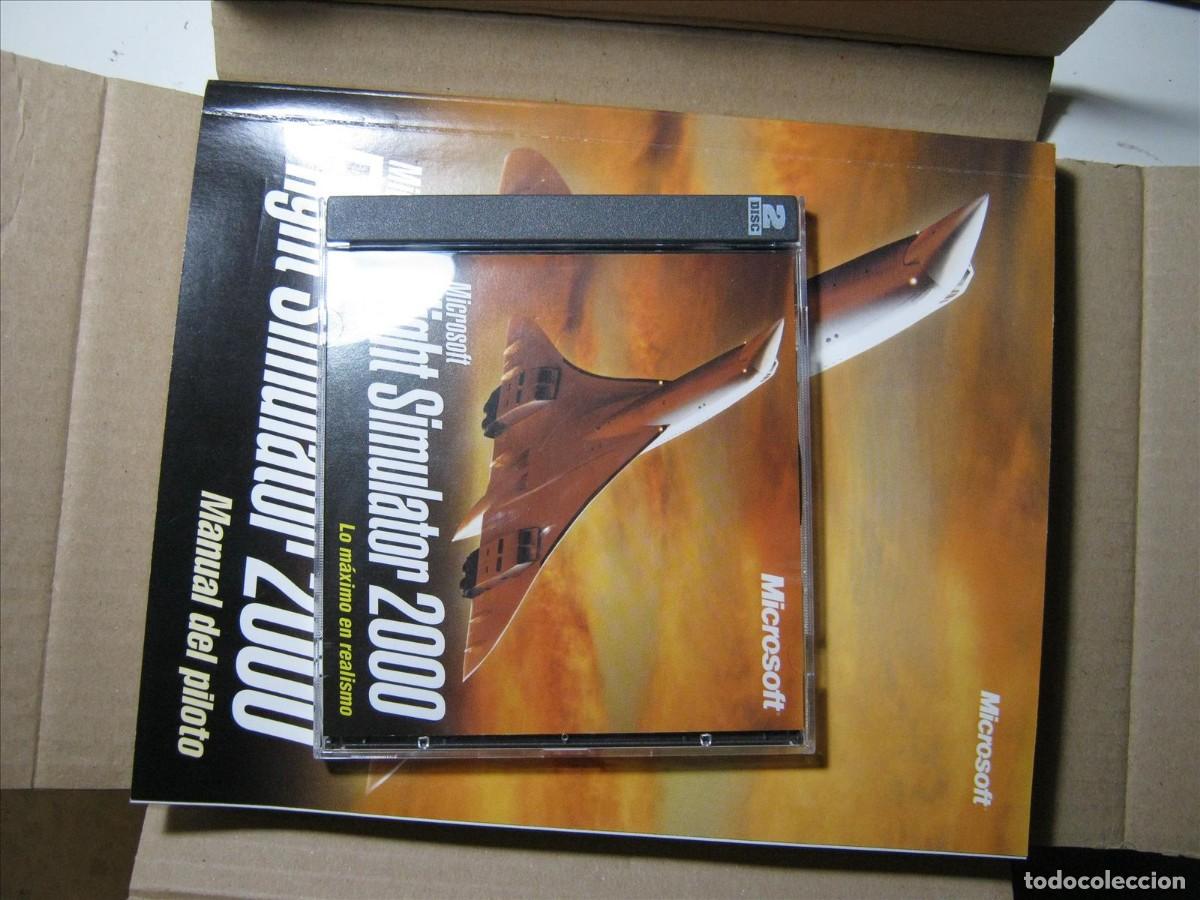 Videojuegos y consolas: MICROSOFT FLIGHT SIMULATOR 2000 COMPLETO DISCOS, MANUAL,.... MUY BIEN CONSERVADO. - Foto 3