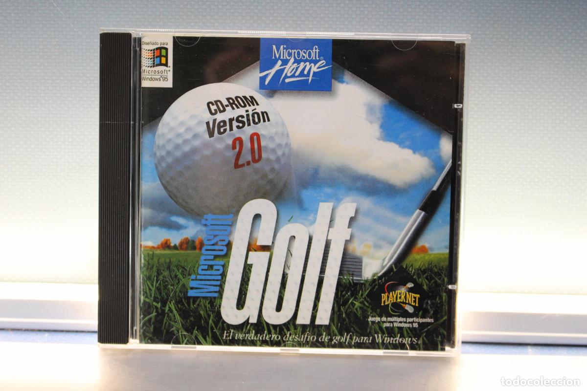 Videojuegos y consolas: Juego PC Microsoft Golf, 1995. CD-Rom, versi&oacute;n 2.0. - Foto 1