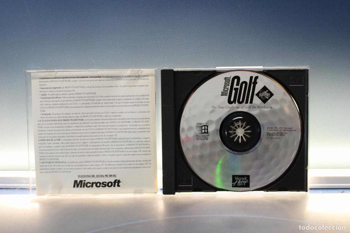 Videojuegos y consolas: Juego PC Microsoft Golf, 1995. CD-Rom, versi&oacute;n 2.0. - Foto 3