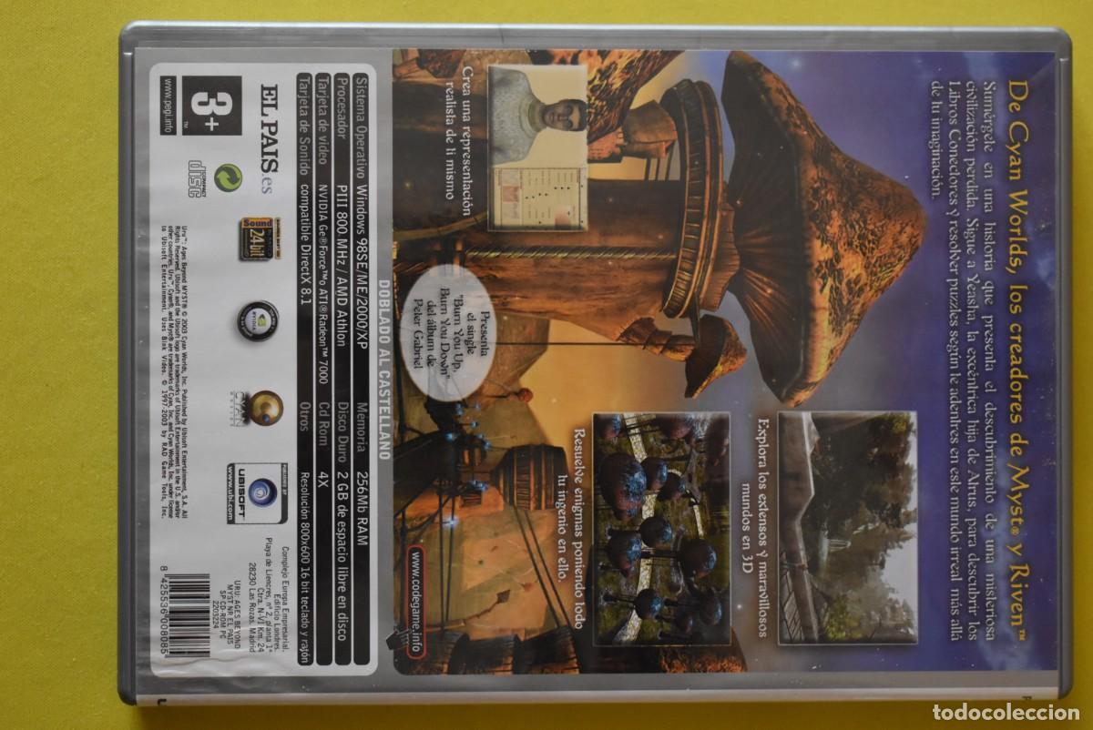 Videojuegos y consolas: Videojuego PC. Code Game. Myst URU - Foto 3