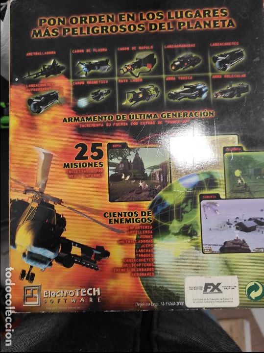 Videojuegos y consolas: 3D POWER TANK CD PC CAJA CARTON - Foto 2