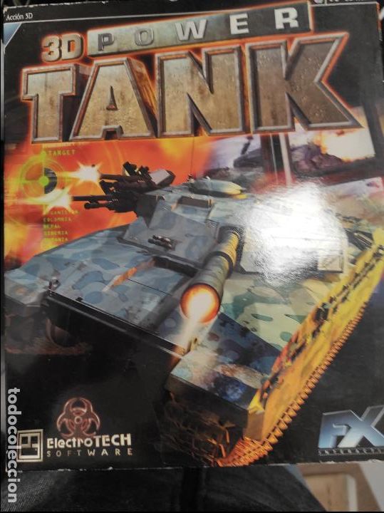 Videojuegos y consolas: 3D POWER TANK CD PC CAJA CARTON - Foto 1